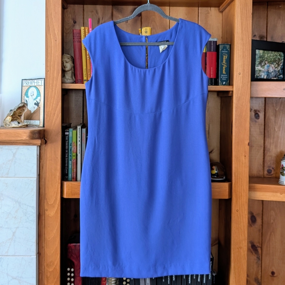 Sleeveless Blue Dress